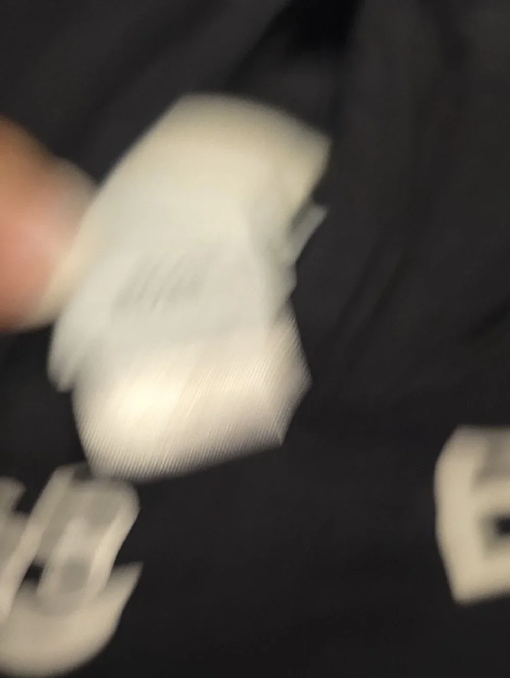 Boss Black Hoodie with White All-Over Logo - Picture 3 of 6